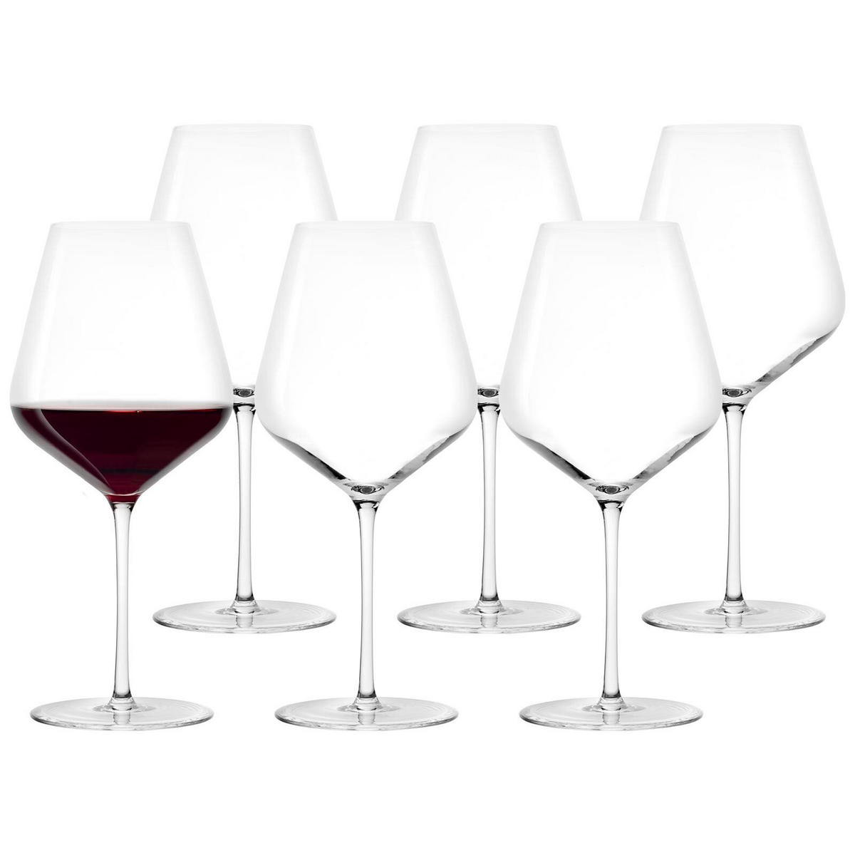 BURGUNDERGLÄSER Starlight transparent 820 ml 6er Set - Transparent, Glas (0.82L) - Stölzle Lausitz