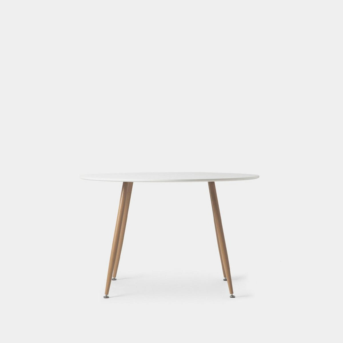 ESSTISCH Lyss Weiß 120 cm x 75 cm - Weiß, Holzwerkstoff (120/120/75cm) - Klast Home