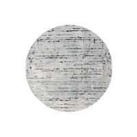 GLANZEFFEKT-TEPPICH Dunkelgrau  Ø155 cm - Dunkelgrau, Textil (155/155cm) - Tesso Living