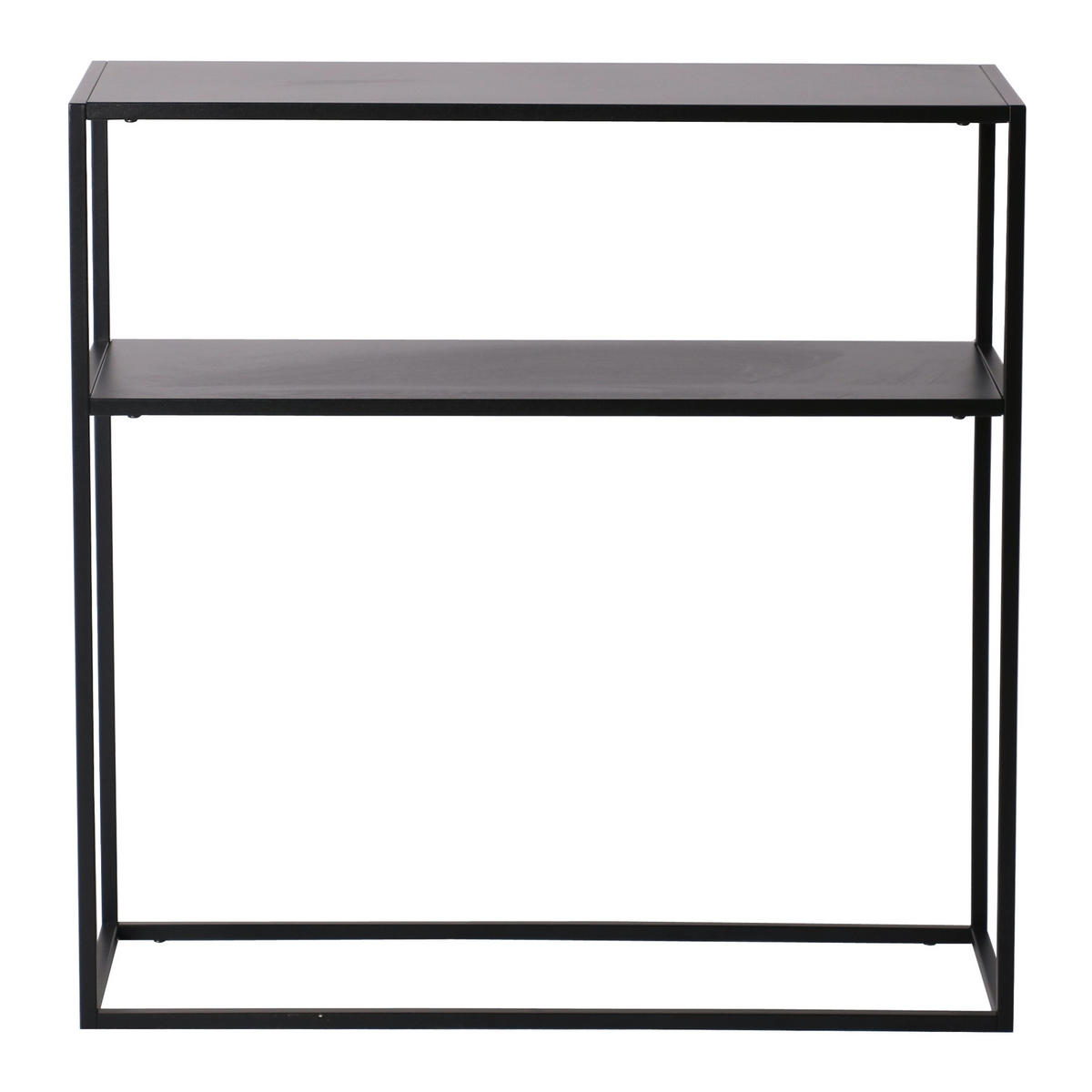 KONSOLENTISCH Kuhmo - Schwarz, Metall (30/80/80cm) - [en.casa]
