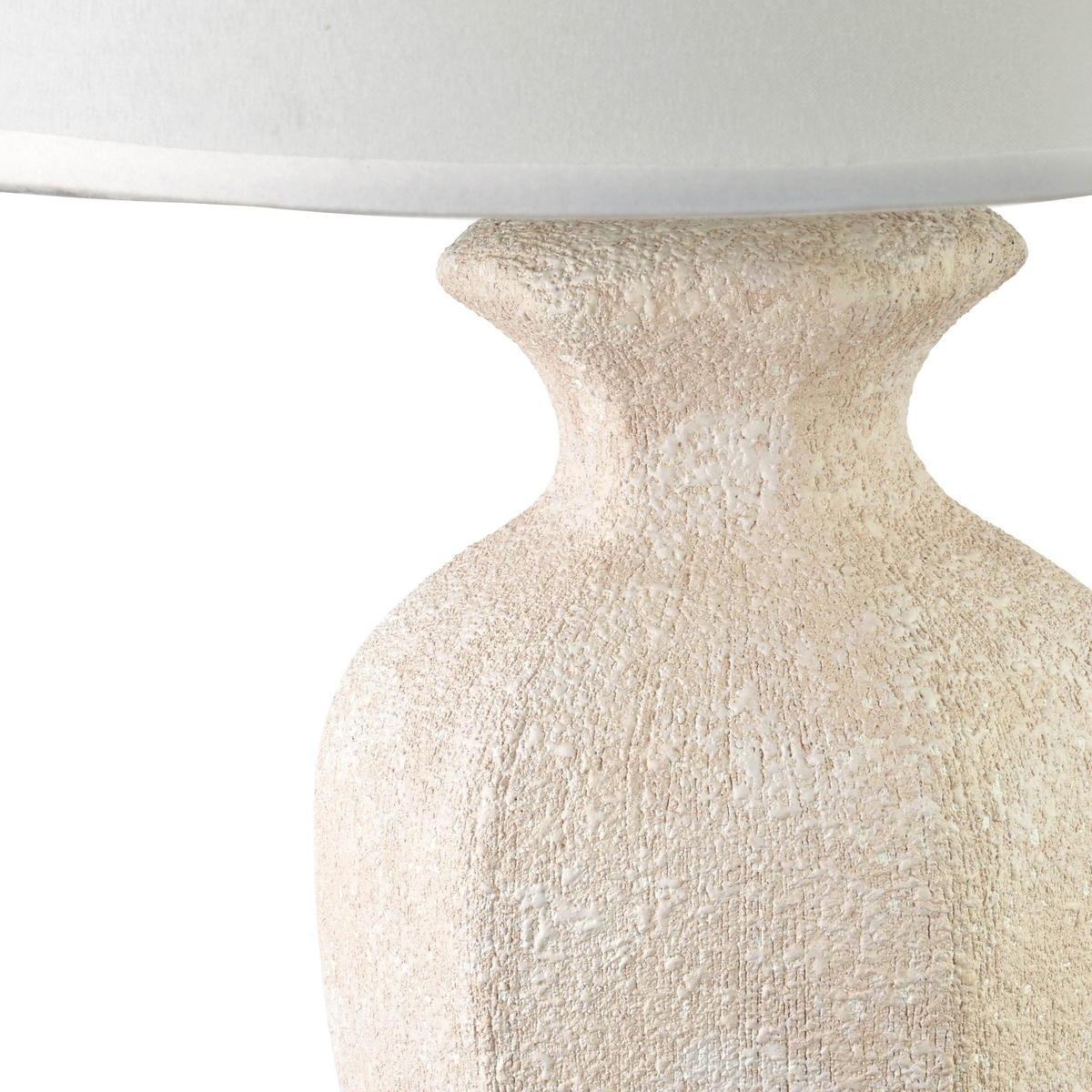 TISCHLAMPE Leti Beige 16/33/59 cm Keramik - Beige, Keramik (16/33/59cm) - Mondex