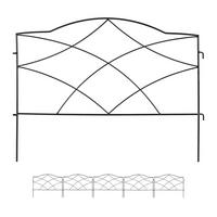 6XBEETZAUN - Schwarz, Metall (61/46/1cm) - Relaxdays