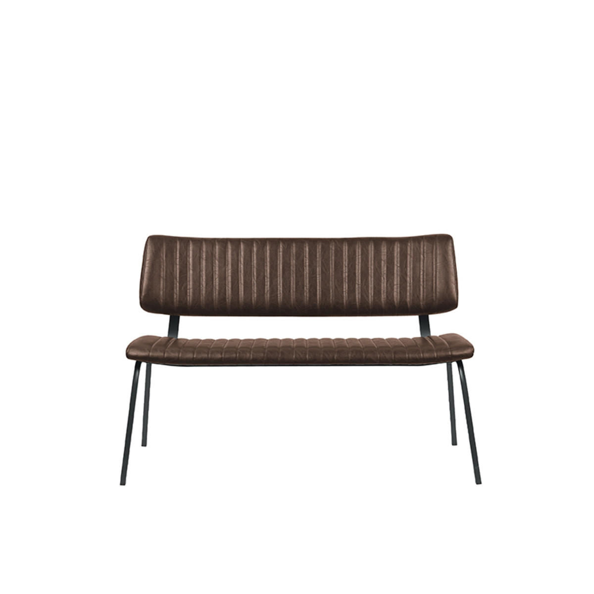 ESSZIMMERBANK Gusto Braun 63/120/81 cm - Braun, Textil (120/81/63cm) - LABEL51
