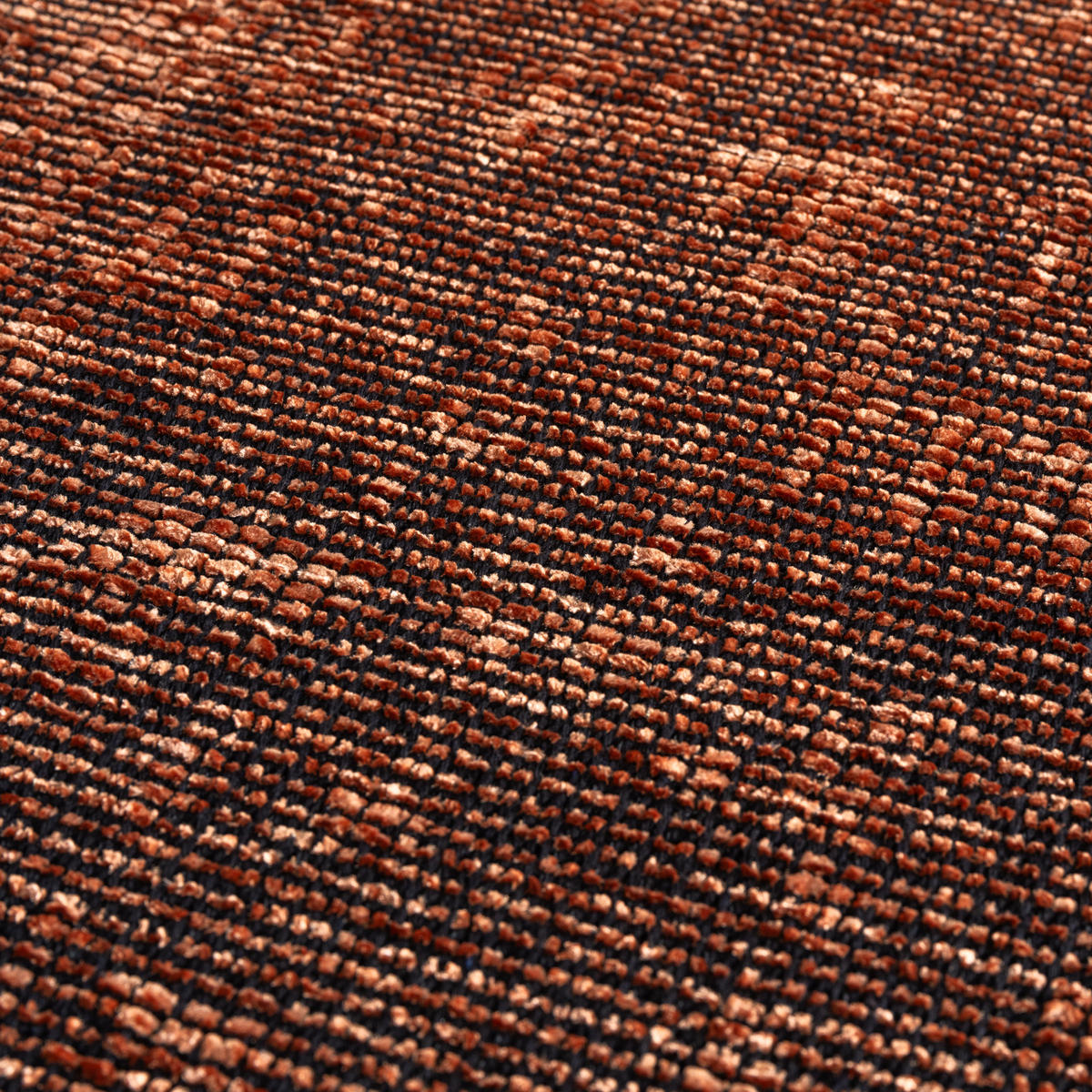 TEPPICH Kurzflor Unicolor Chenille Baumwolle Innen Kupfer Läufer 80x150 - Kupferfarben, Textil (80/150cm) - KADIMA DESIGN