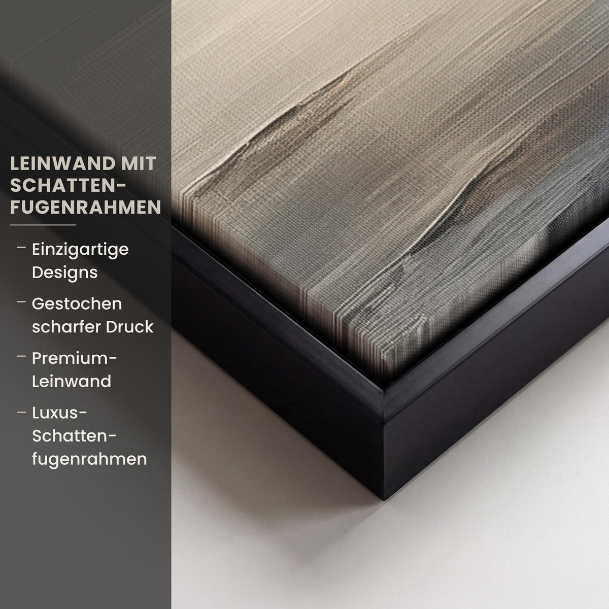 LEINWAND Bilder mit Rahmen - Segelschiff - Meer - Bewölkt - 80x60 - Creme, Textil (80/60cm) - MuchoWow