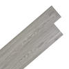 VINYLBODEN PVC-Dielen selbstklebend Dunkelgrau 5,02m² - Dunkelgrau, Kunststoff (91.5/15.2/1.3cm) - DELUKE