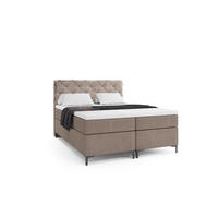 BOXBETT SEVILLA PLUS 160 x 200 Beige - Beige, Textil/Metall (160/200cm) - VLR BEDS