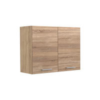 KÜCHENGLASSCHRANK R-Line, Sonoma/Goldkraft Eiche, 80 cm - Eichefarben/Sonoma Eiche, Holzwerkstoff (80/60/31cm) - Vicco