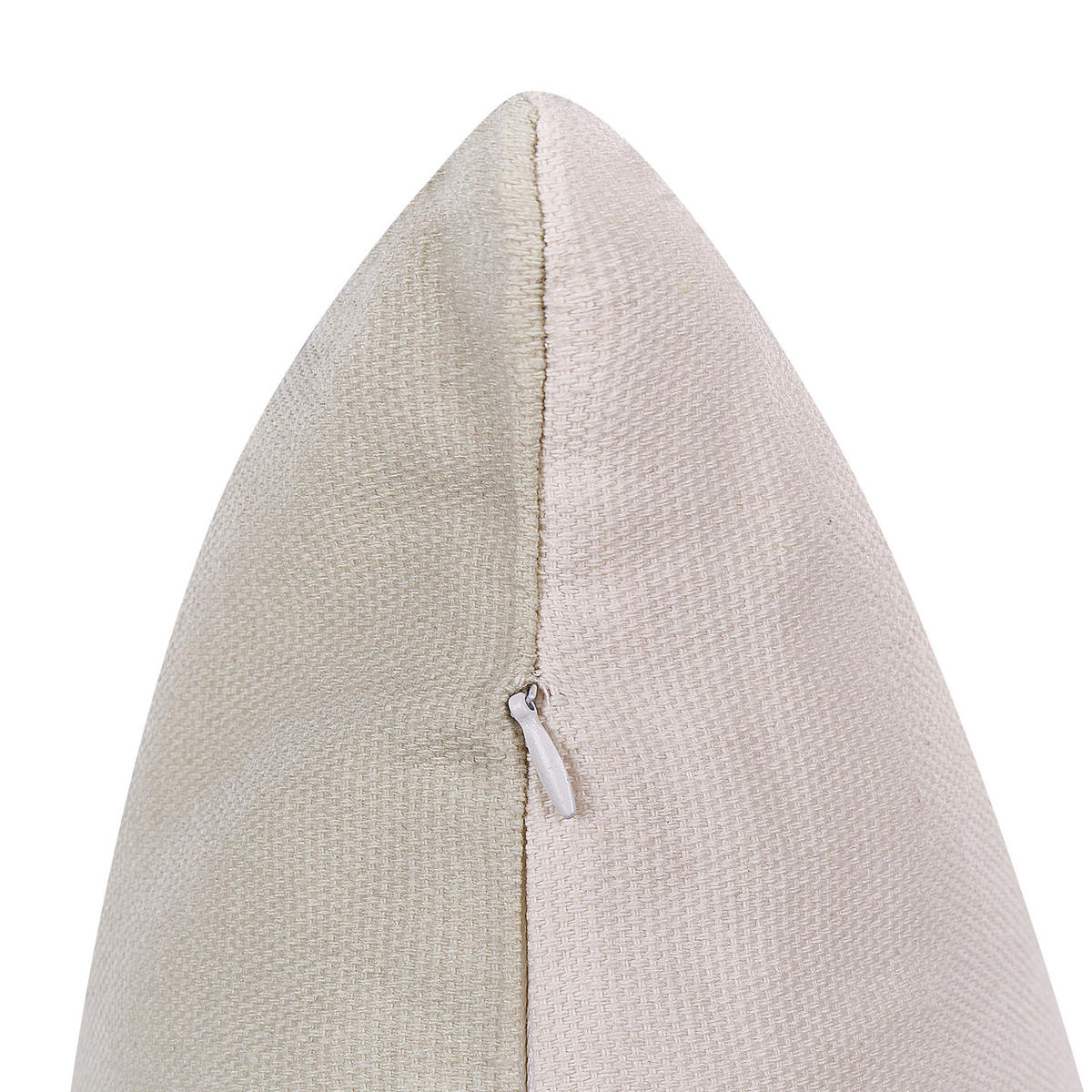 DEKOKISSEN 2er-Set Taupe 45/45 cm Buxus - Graubraun, Naturmaterialien/Textil (45/45cm) - Beliani