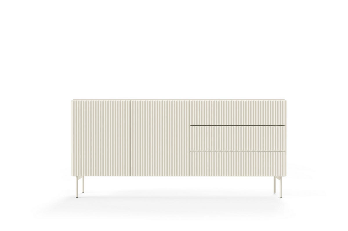 KOMMODE, Kaschmir, 177 x 81,2 x 39,8 cm - Beige, Holzwerkstoff (177/81.2/39.8cm) - 3XE LIVING