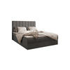 BETT - Boxspringbett 180x200 - 01 Trinity 15 - Graphit - Grau, Holzwerkstoff/Textil (180/200cm) - Möblo