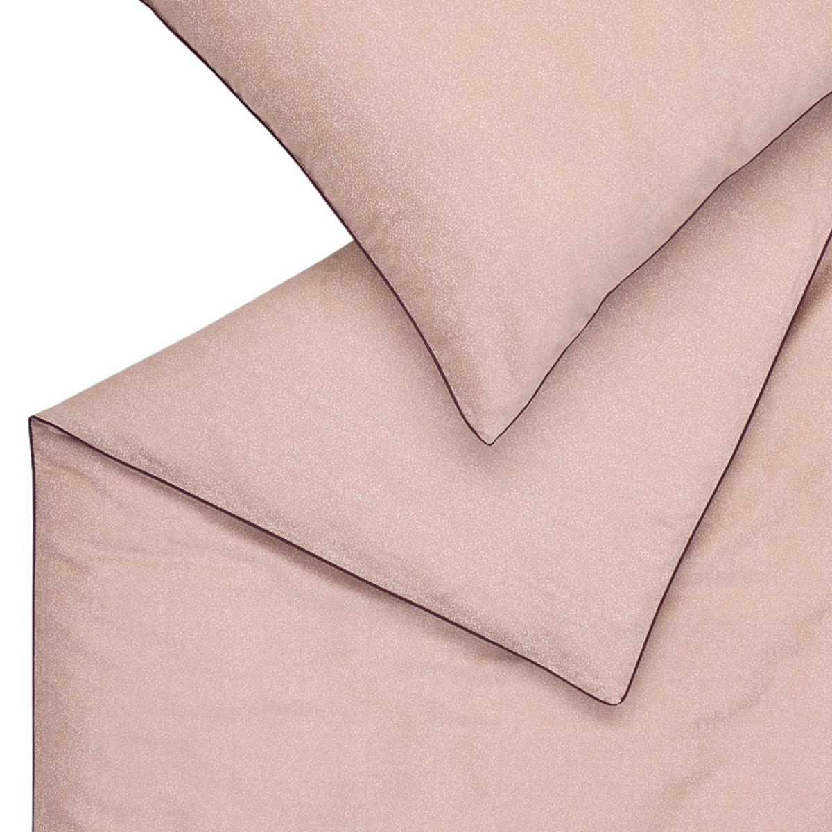 GANZJAHRESBETTWÄSCHE EASE - Rosa, Textil (155/220cm) - Musterring