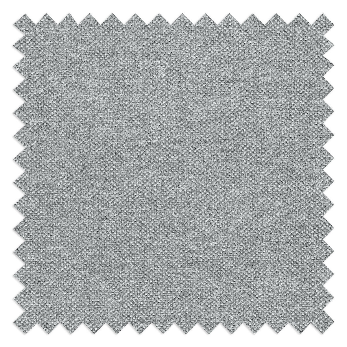 WECKSELBEZUG für Polsterhocker - Webstoff - Hellgrau, Textil (60/40cm) - home24