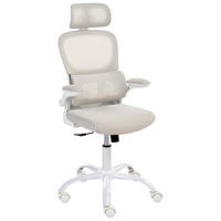 SCAUN DE BIROU bej Solis - bej, material textil (60/121/60cm) - Beliani