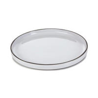 TELLER FLACHER CARACTERE 26 cm Kumuluswolke weiss - Weiß, Keramik (26cm) - Revol Porcelaine France
