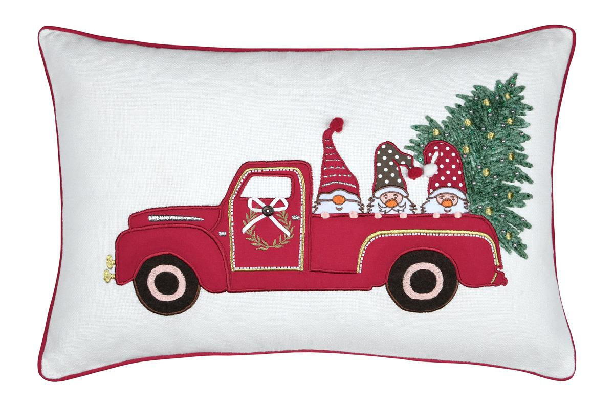 DEKOKISSEN Klaus 40/60 cm Weihnachtsmotiv - Multicolor, Naturmaterialen (60/40cm)