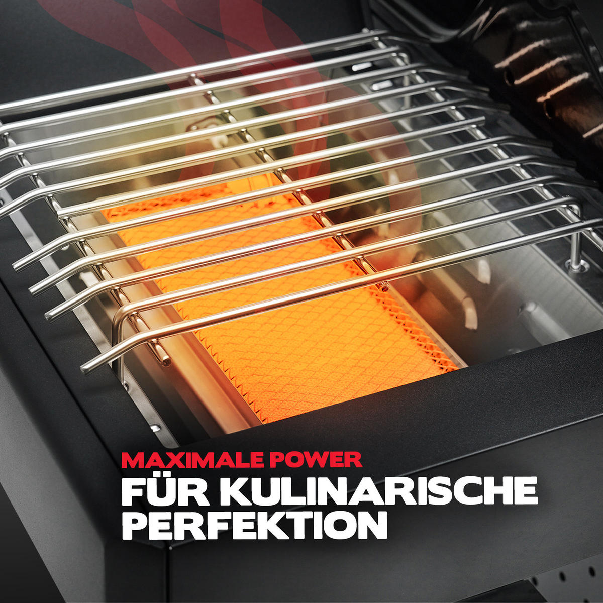 GASGRILL Platinum Yamara Dark 6+2 - Schwarz, Metall (159/117/55cm) - TAINO