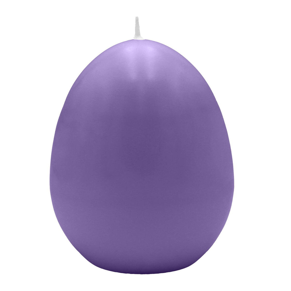 EIKERZE XXL, Straußenei Veilchen 200 x Ø 140 mm, 1 Stück - Lila, Paraffin (14/20/20cm) - Kopschitz Kerzen