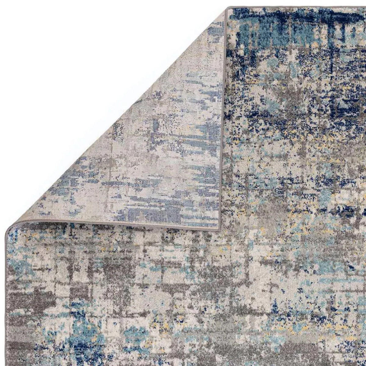 TEPPICH Moderner, flachgewebter für Wohn- und Schlafzimmer HALO Grau 160 x 230 cm - Grau, Textil (160/230cm) - Novatrend