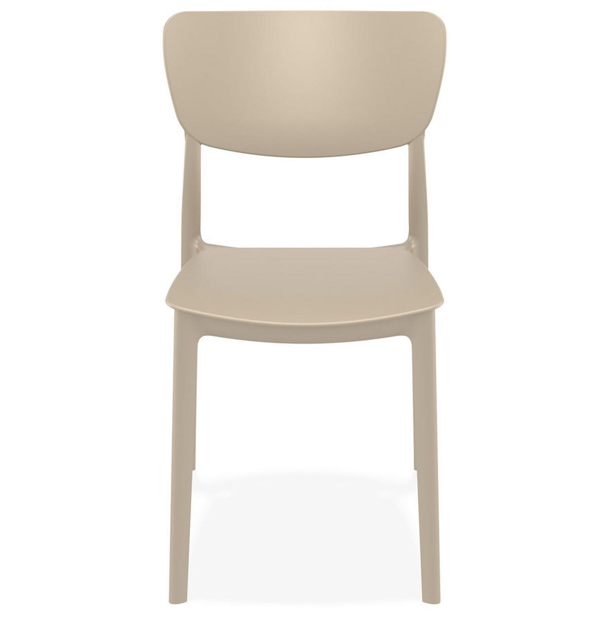 STUHL OMA Taupe - Beige, Kunststoff (39/82/45cm) - Légia Home