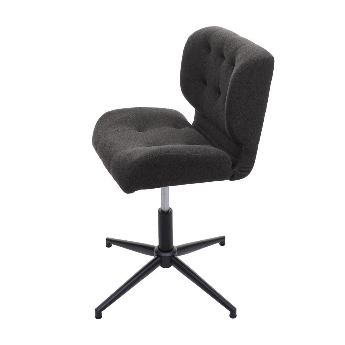 ESSZIMMERSTUHL Anthrazit 2er-Set - Dunkelgrau/Anthrazit, Textil (64/87/64cm) - MCW