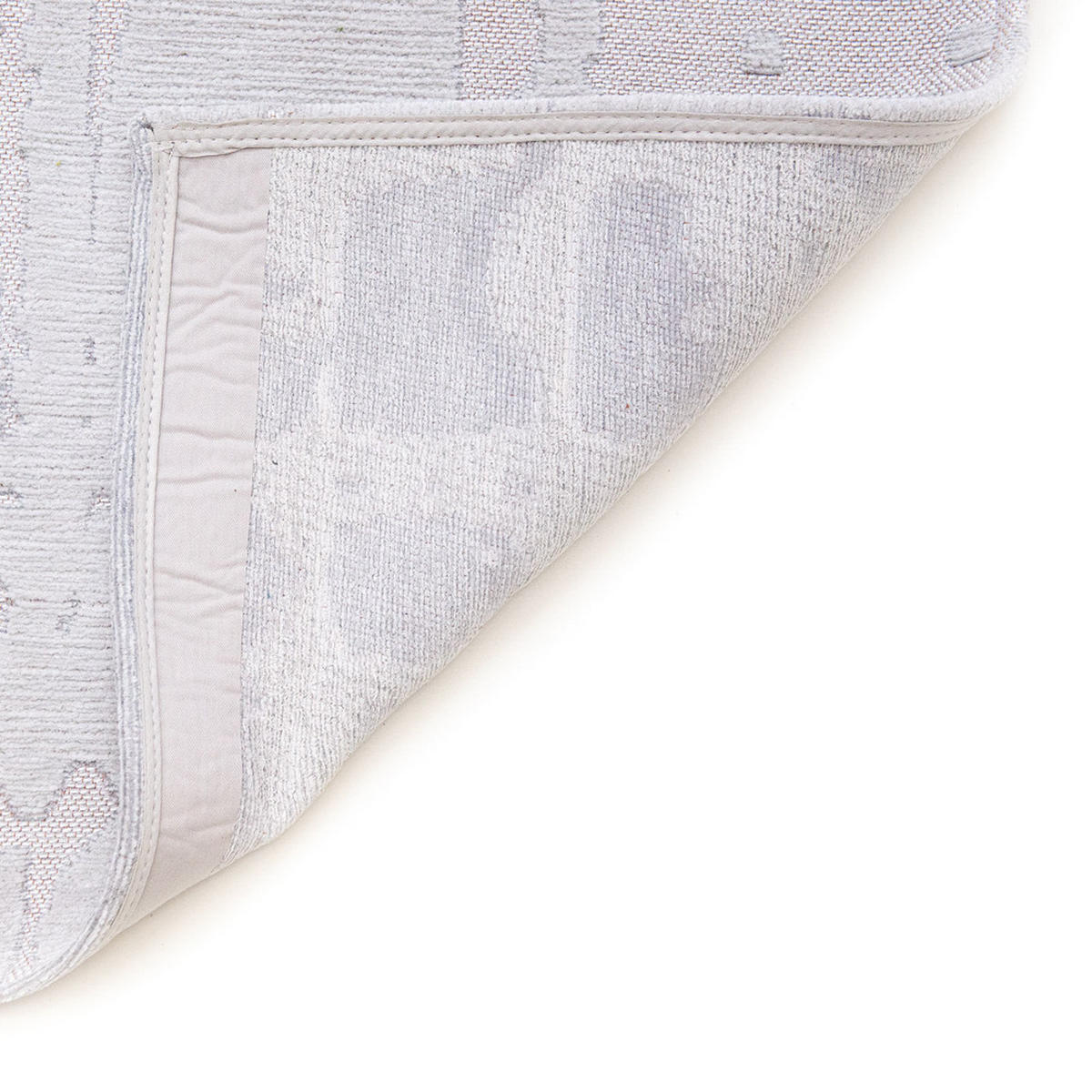 TEPPICH Tsingy Oyster Structures 80/250 cm - Grau, Textil (80/250cm) - Louis De Poortere