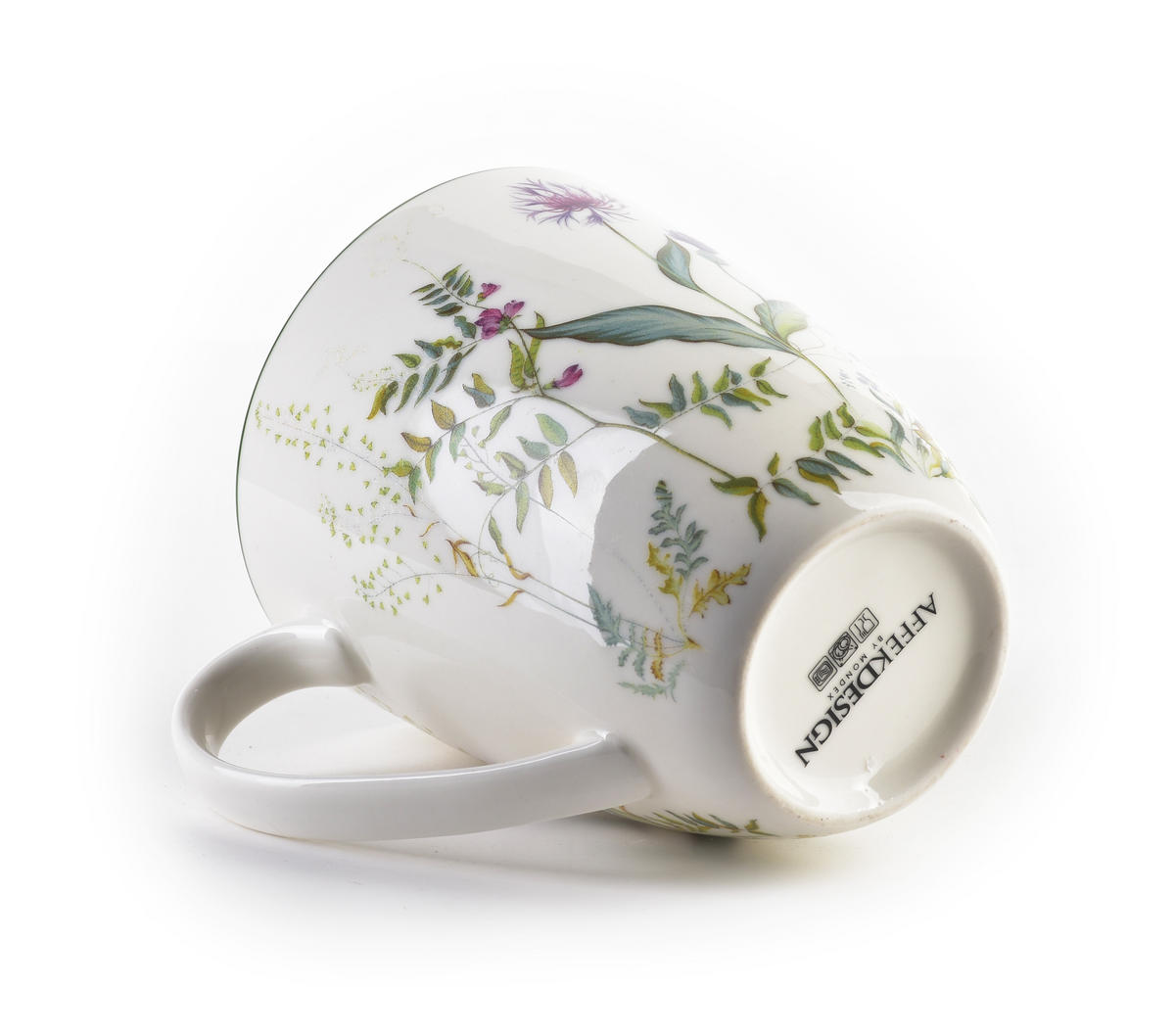 BECHER Faccia Verde Beige 8.5/12/11 cm Keramik - Beige, Keramik (0.4L) - Mondex