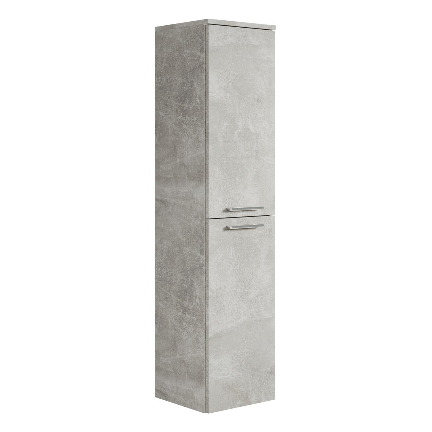 Badplaats KOUPELNOVÁ SKŘÍŇKA Saturnus se 2 dveřmi betonově šedá - 35 x 35 x 130 cm