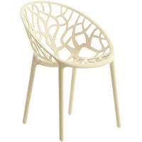 GARTENSTUHL Kunststoff Creme - Creme, Kunststoff (59/80/60cm) - CLP