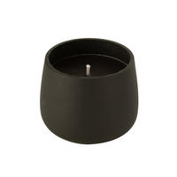 KERZEN CYRA - Zement - Schwarz - L - 48 Std. - Schwarz, Stein (20.5/16cm) - J-Line