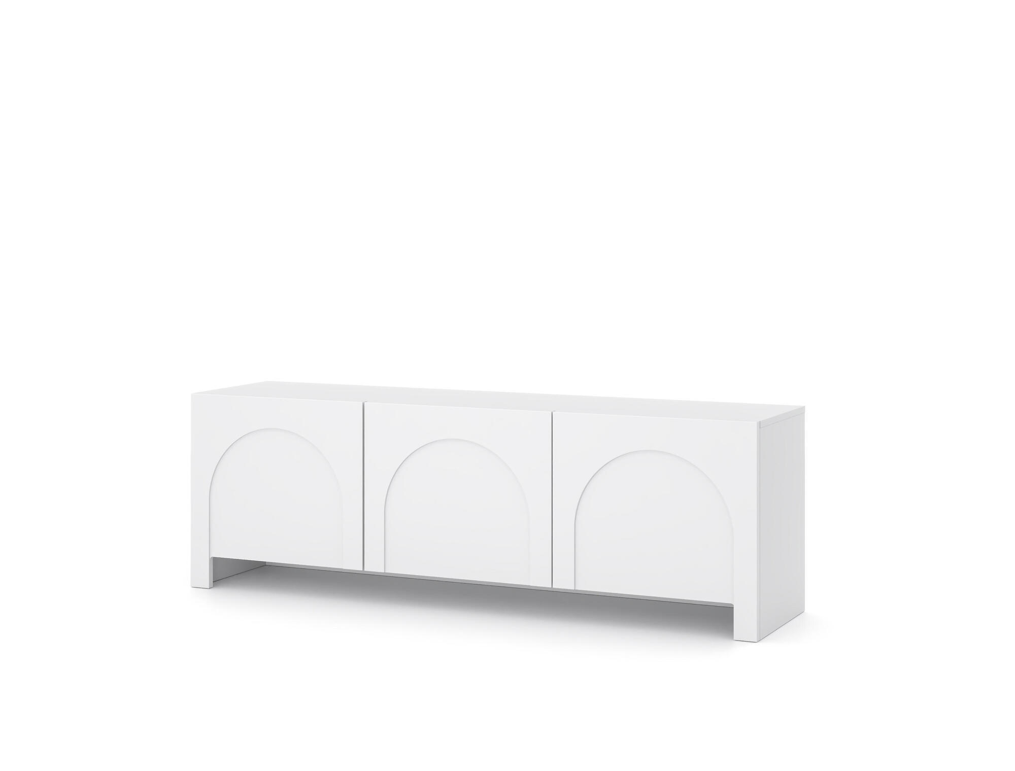 TV-LOWBOARD ARCO Weiß 150x35x49 cm - Weiß, Holzwerkstoff (150/49/35cm) - FURNLUX