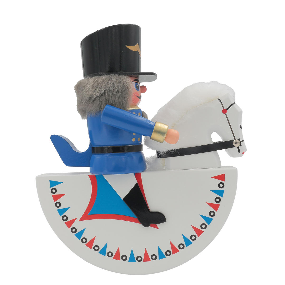 NUSSKNACKER Reiterlein Blauer Husar 22 cm - Blau, Metall (20/22/8.5cm)