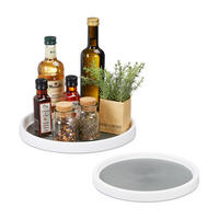 2TLG.DREHTELLER - Multicolor, Kunststoff (30/3.5/30cm) - Relaxdays