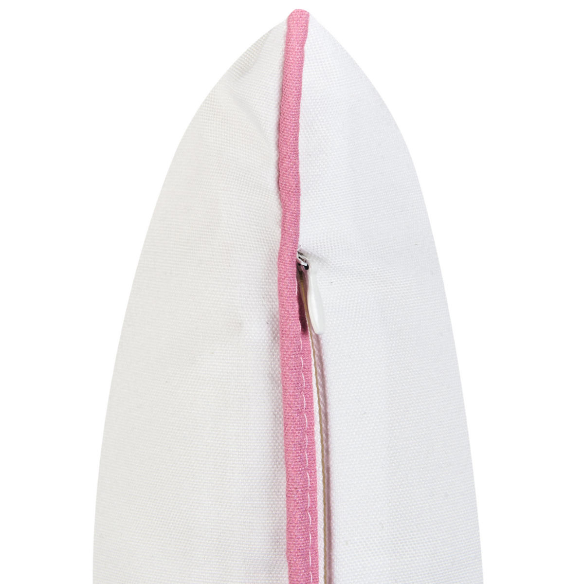 GARTENKISSEN 3er-Set Bunt 50/30 cm Vivid - Pink/Violett, Textil (45/12/45cm) - Beliani