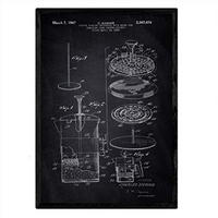 POSTER Kaffee Patent 3 A3 Rahmenlos - Klar, Papier (29.7/5/42cm) - Nacnic