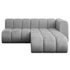 ECKSOFA modulares Sofa Darnel-L1 - 205x177x70 cm Grau - Hellgrau, Holzwerkstoff/Textil (205/177cm) - ALTDECOR