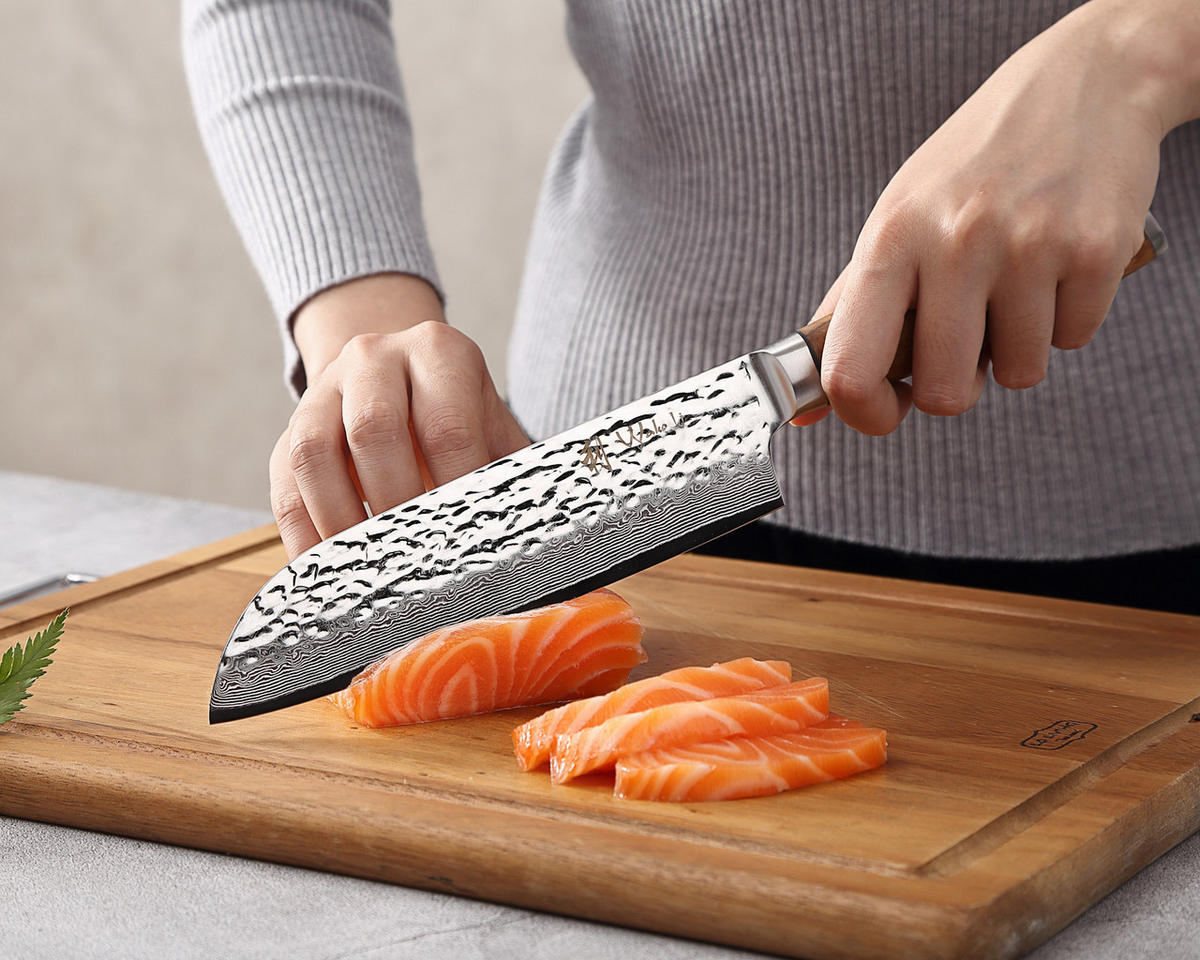 MESSER-SET 5-TEILIG 15–20 cm - Braun, Holz/Metall (1/1/1cm) - Wakoli