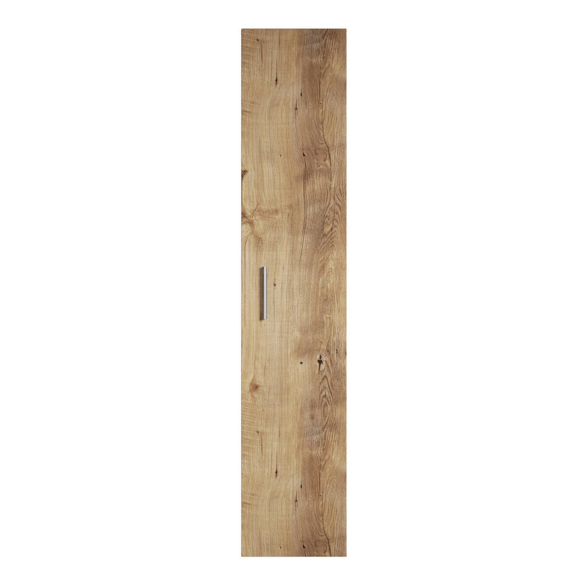 BADEZIMMERSCHRANK Pluto mit 1 Tür Kastanien Eiche - 30 x 30 x 150 cm - Kastanienfarben/Eichefarben, Holz (30/150/30cm) - Badplaats
