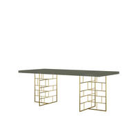 ESSTISCH ROSE HILL Grün 200x90x76 cm - Grün, Holzwerkstoff (90/200/76cm) - FURNLUX