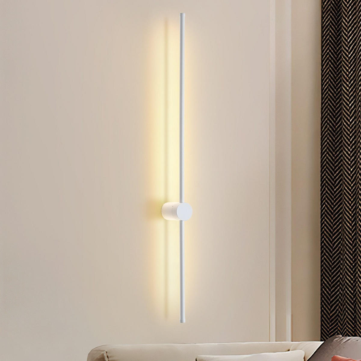 LED nástěnné svítidlo Yardley 60/10/6cm - bílá, kov (10/6/60cm) - Nettlife