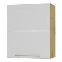 KÜCHENHÄNGESCHRANK Kvantum W8B/60 Weiß Matt / Eiche Artisan Matt 60 / 32,5 / 72cm - Eiche Artisan/Weiß, Holz/Holzwerkstoff (60/72/32.5cm) - Feldmann-Wohnen