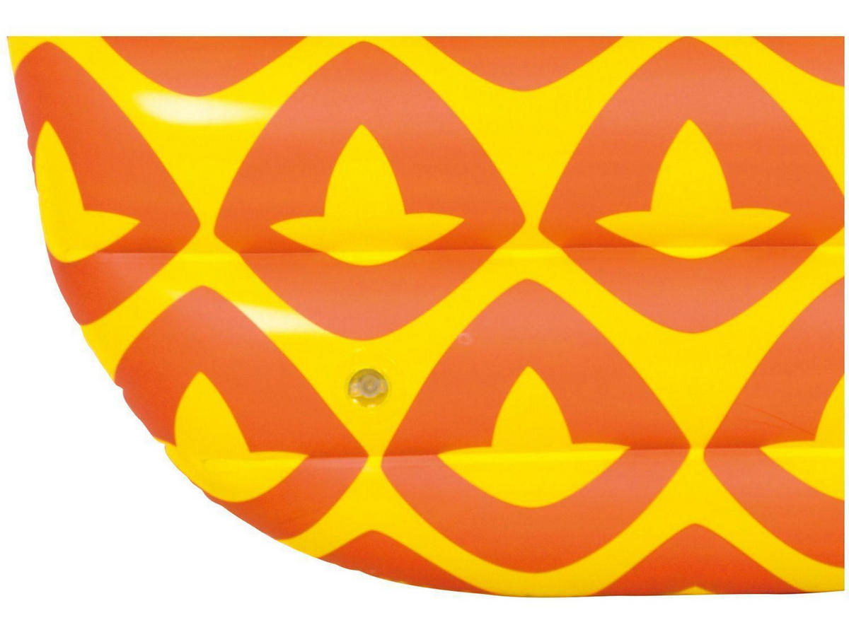 LUFTMATRATZE Wasserliege Ananas, 185x85 cm - Gelb, Kunststoff (85/185cm) - Avenli