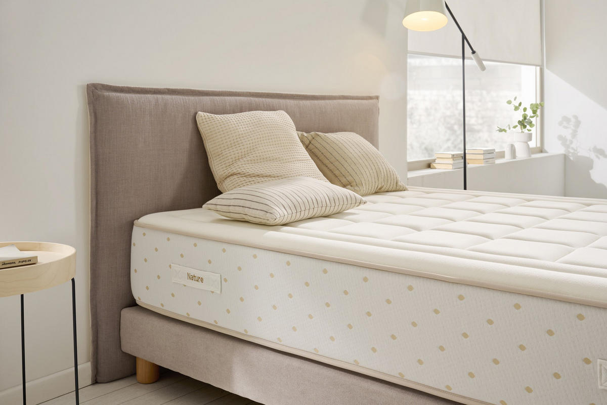 MATRATZE Eco Nature Memory Foam - 160X190 cm - Beige, Textil (160/190cm) - Moonia