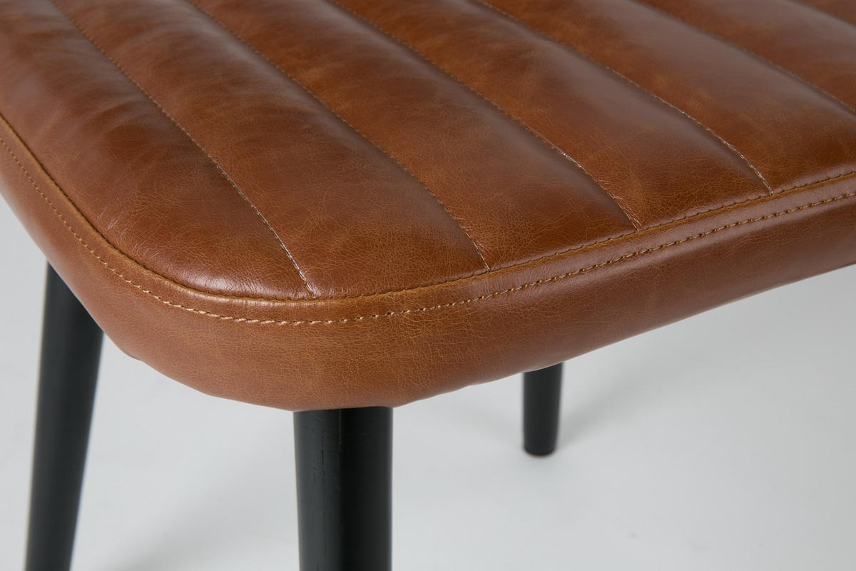 ESSZIMMERSTUHL Jake - Braun - 58/46/81 cm - Braun, Textil (46/81/58cm)