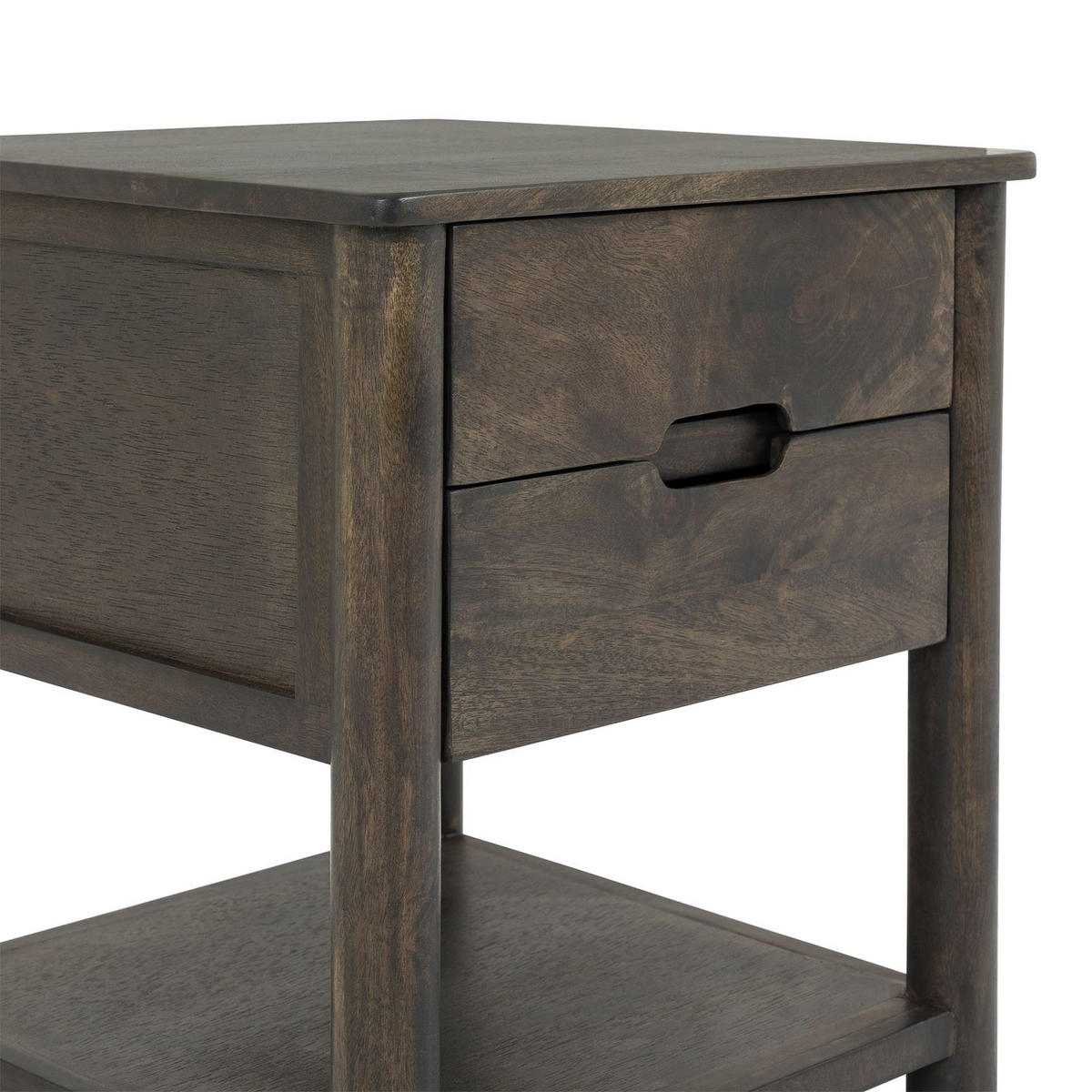 NACHTTISCH FADRI braun - Braun, Holz (50/55/50cm) - IDIMEX