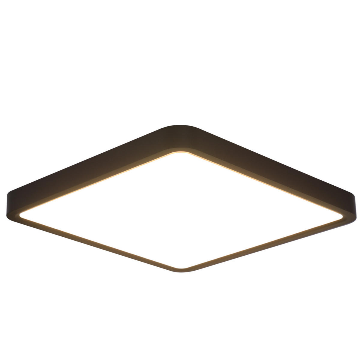 LED-DECKENLEUCHTE Energie 23/23/2 cm - Schwarz, Kunststoff (23/23/2cm) - Nettlife