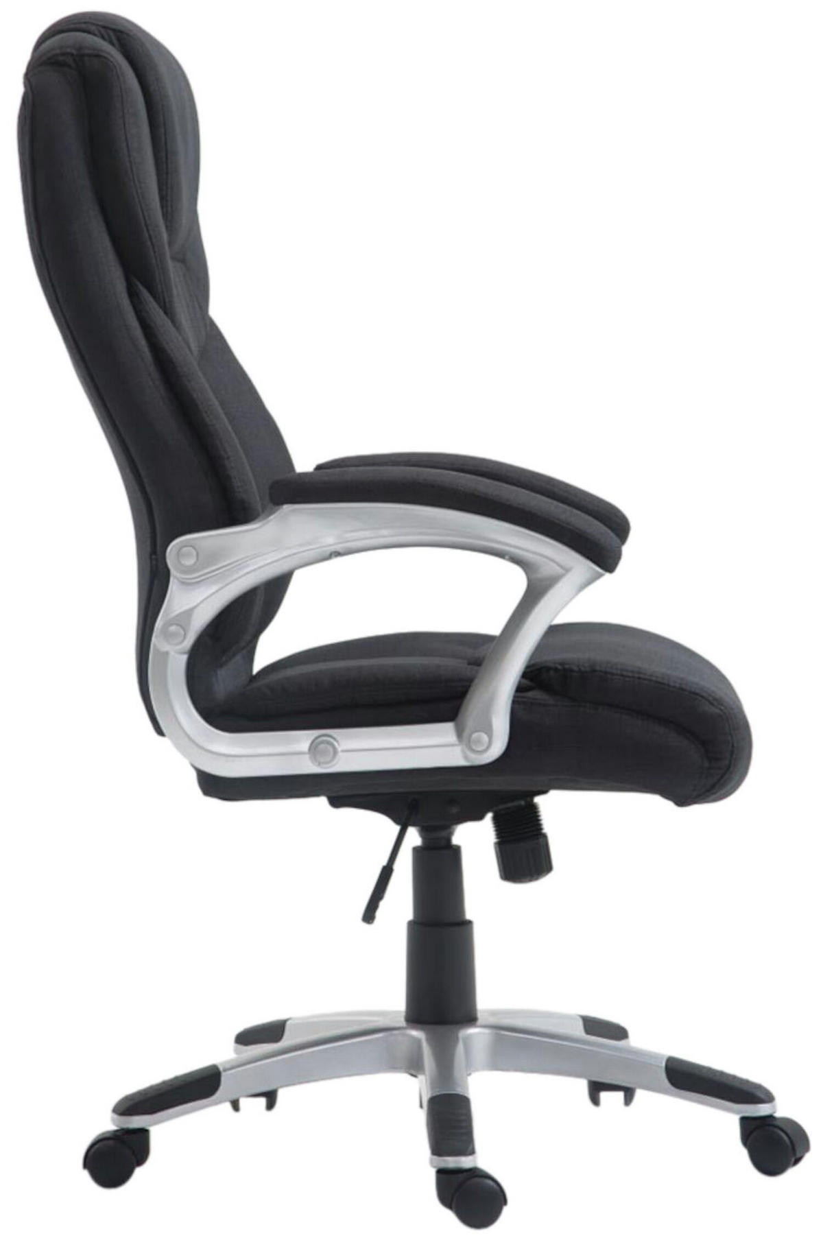 BÜROSTUHL Texum 2, Stoff Schwarz - Schwarz, Kunststoff/Textil (65/119/73cm) - TPFLiving