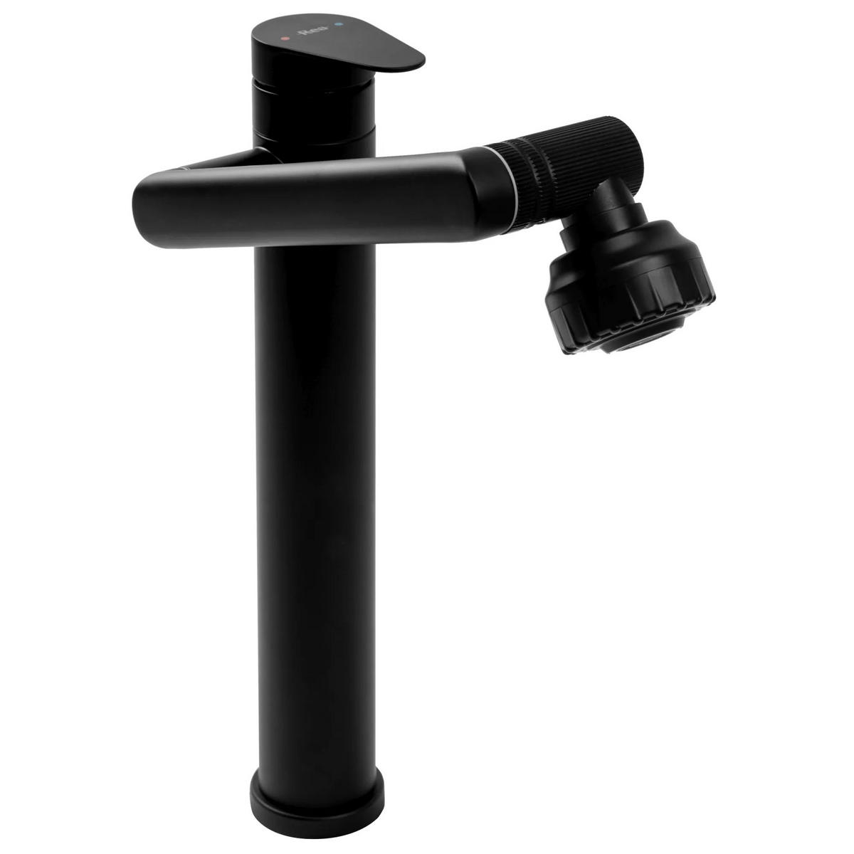 WASCHBECKENARMATUR Rea Paco Black High - Schwarz, Metall (9.5/31/21cm) - REA