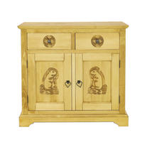 KOMMODE aus Massivholz JAGNA - Honig, Holz (92/85/46cm) - Seart