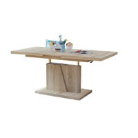 COUCHTISCH rechteckig Sonoma Eiche ausziehbar höhenverstellbar - Sonoma Eiche, Holzwerkstoff (70/120/60cm) - designimpex
